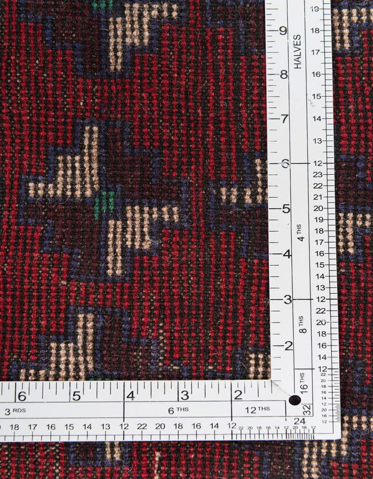 Detail image of 3' x 4' 4 Hand Knotted Balouch Persian Wool Rug