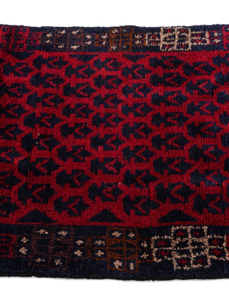 Detail image of 2' 9 x 4' 7  Hand Knotted Balouch Persian Wool Rug