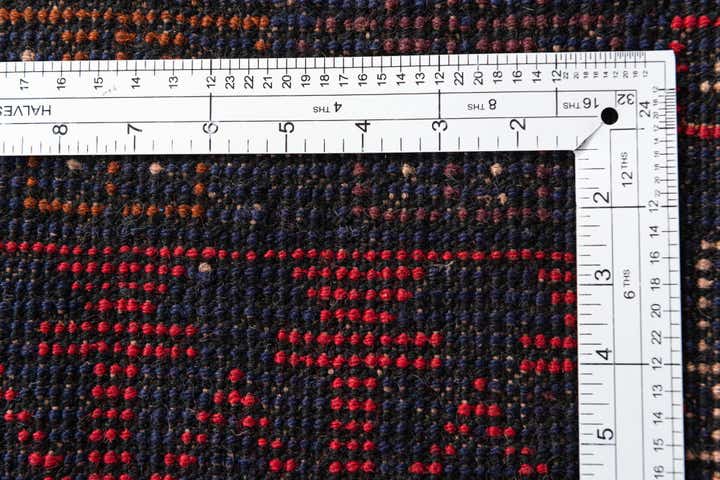 2' 9 x 4' 7 Hand Knotted Balouch Persian Wool Rug