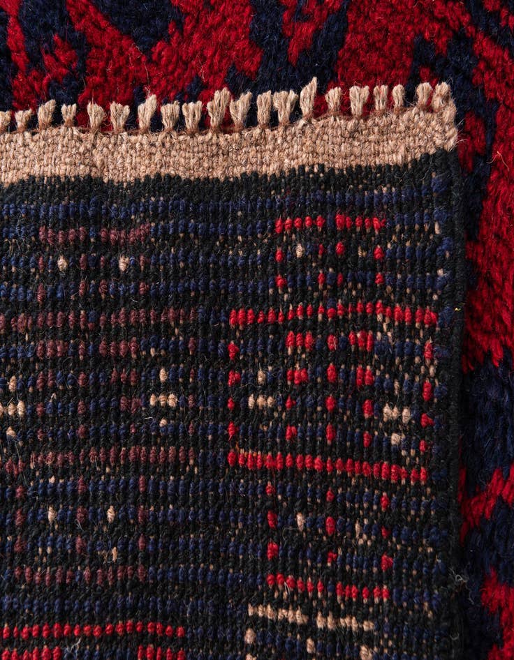 Detail image of 2' 9 x 4' 7  Hand Knotted Balouch Persian Wool Rug