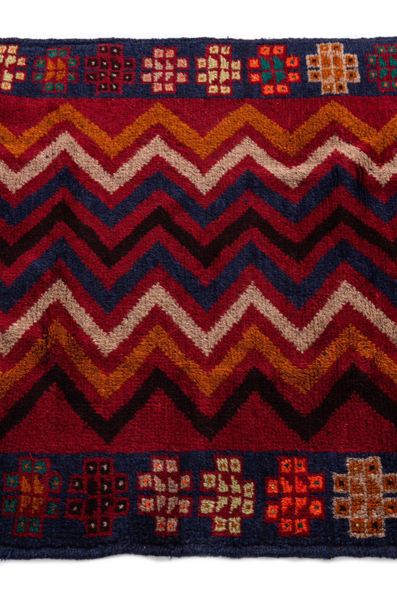 2' 10 x 4' 10 Hand Knotted Balouch Persian Wool Rug