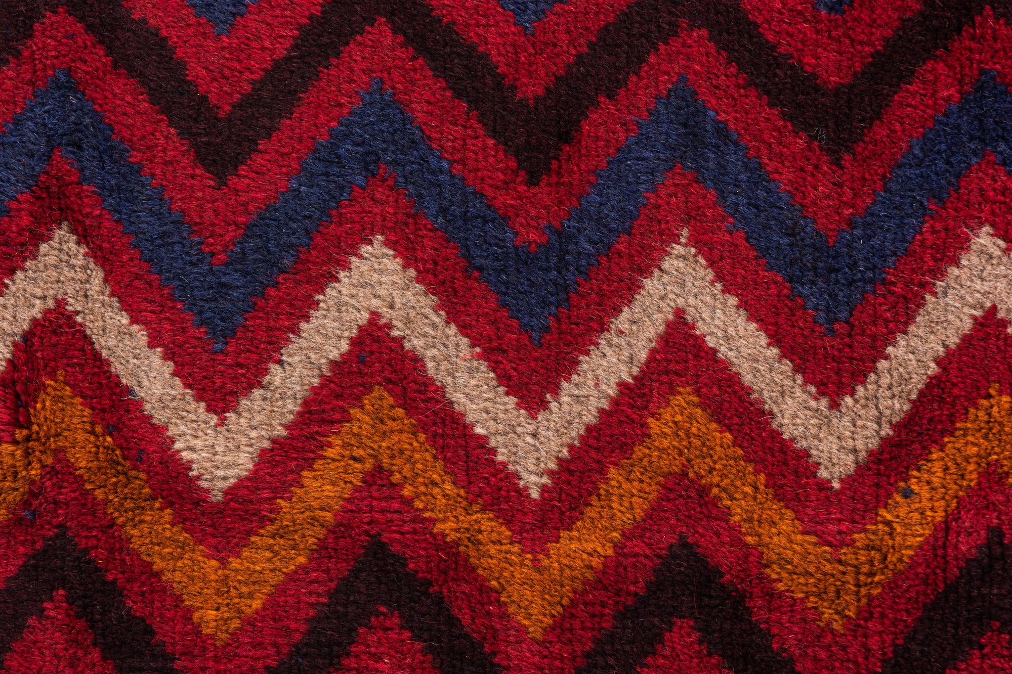 2' 10 x 4' 10 Hand Knotted Balouch Persian Wool Rug