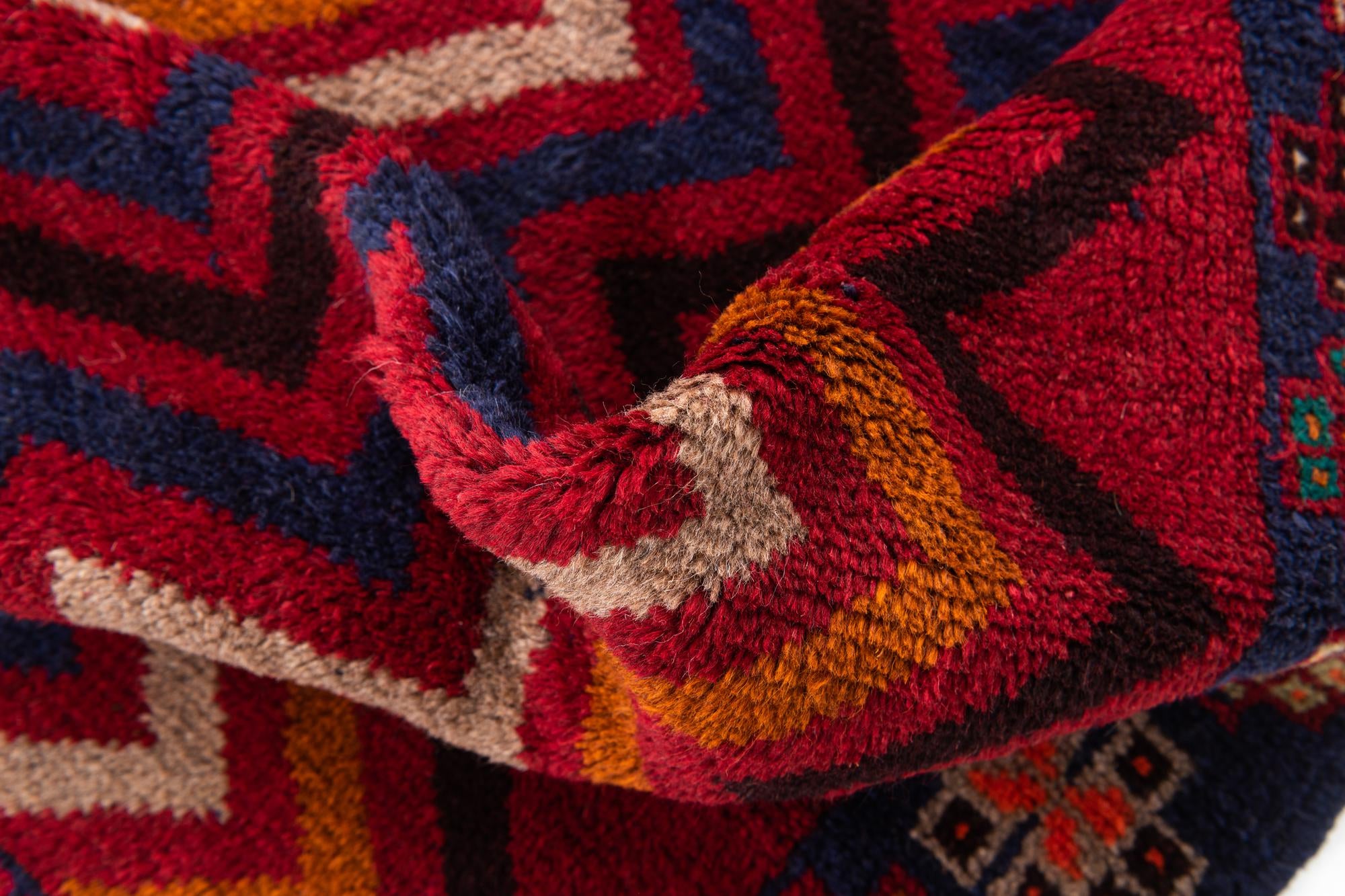 2' 10 x 4' 10 Hand Knotted Balouch Persian Wool Rug