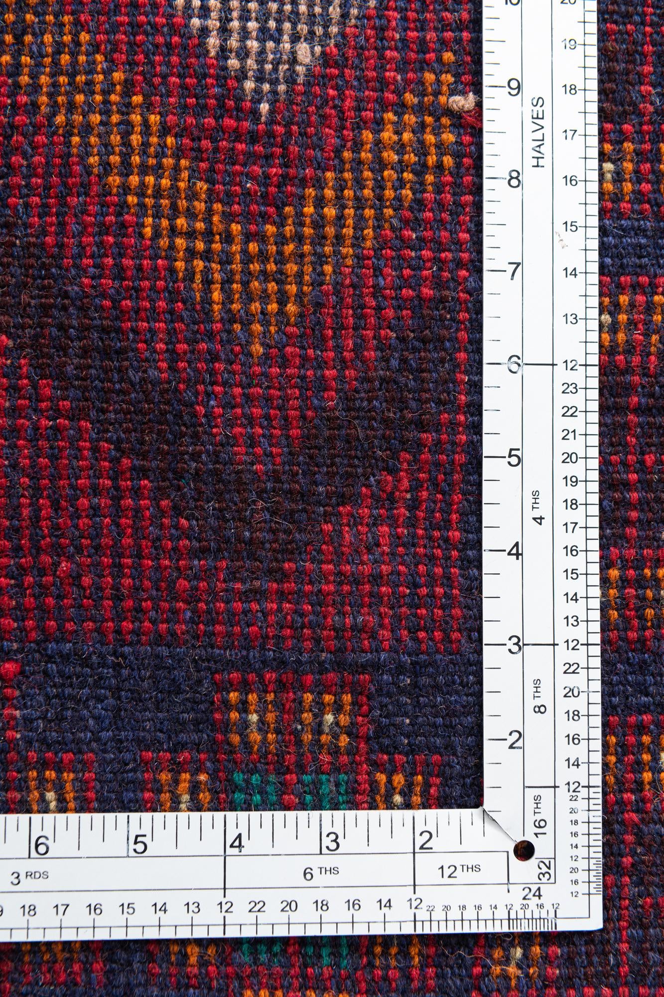 2' 10 x 4' 10 Hand Knotted Balouch Persian Wool Rug