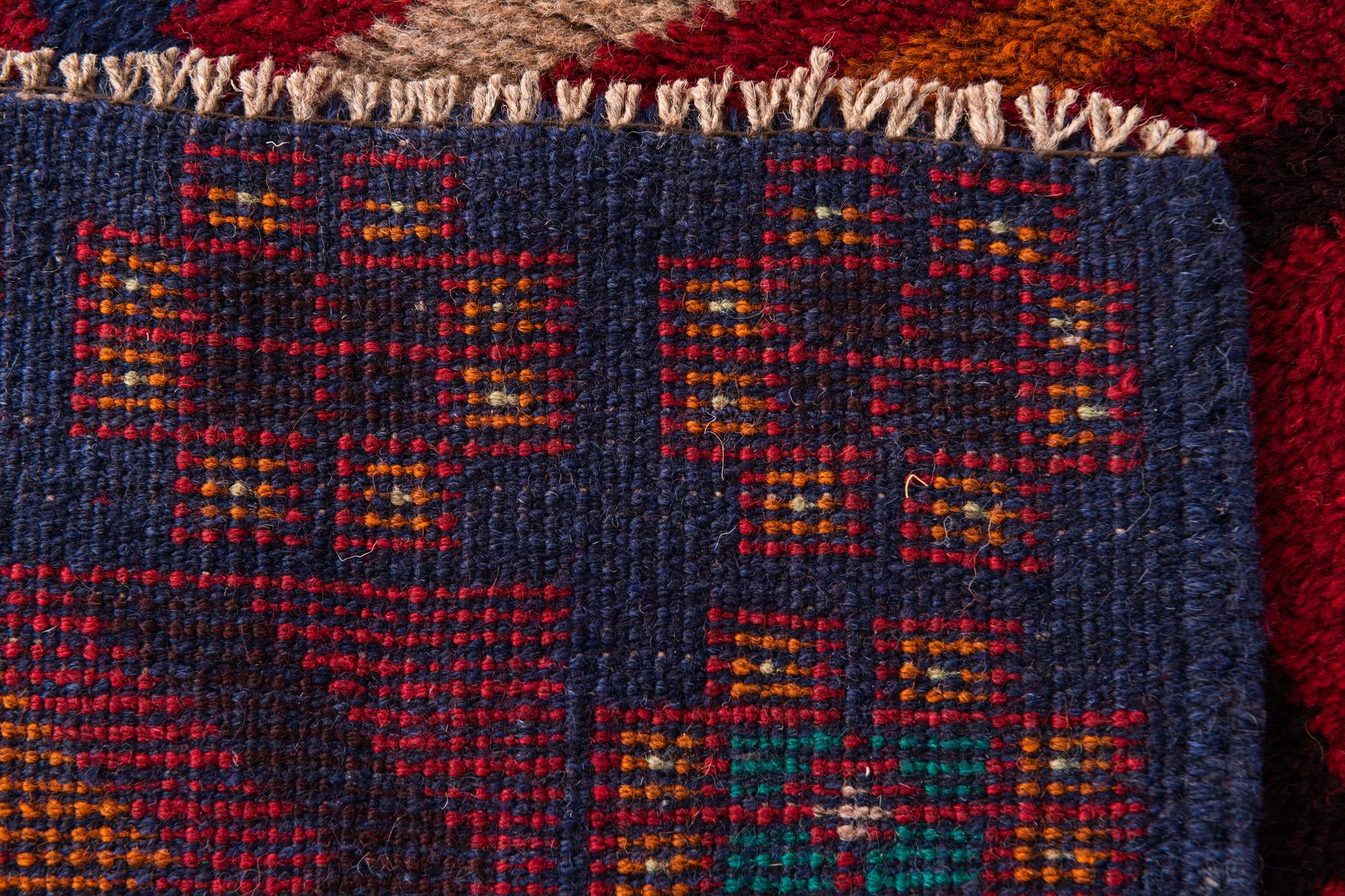 2' 10 x 4' 10 Hand Knotted Balouch Persian Wool Rug