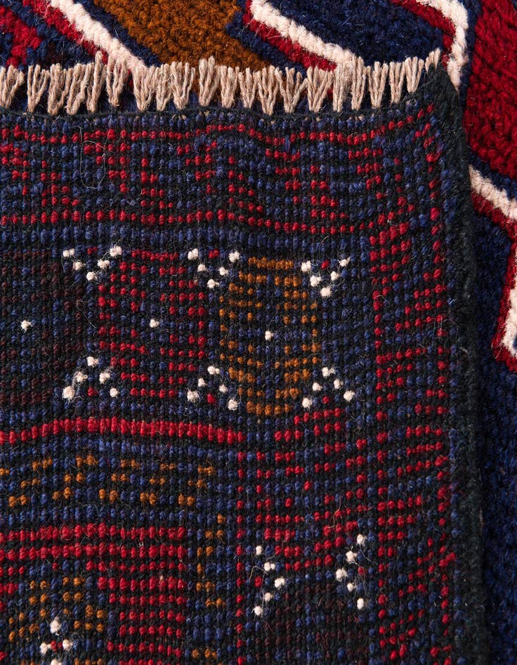 Detail image of 2' 10 x 4' 9  Hand Knotted Balouch Persian Wool Rug