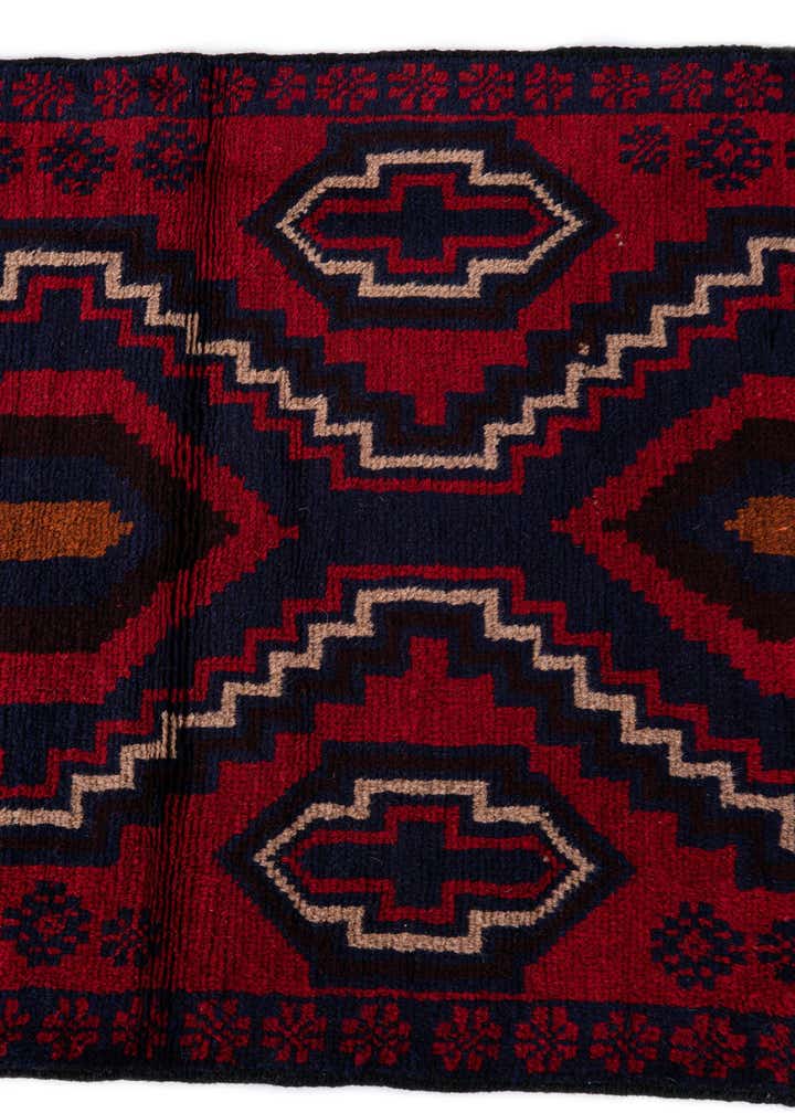 2' 9 x 4' 8 Hand Knotted Balouch Persian Wool Rug