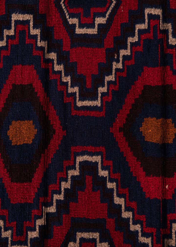 2' 9 x 4' 8 Hand Knotted Balouch Persian Wool Rug