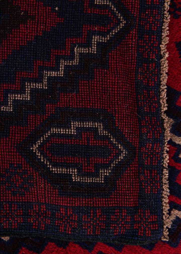 2' 9 x 4' 8 Hand Knotted Balouch Persian Wool Rug