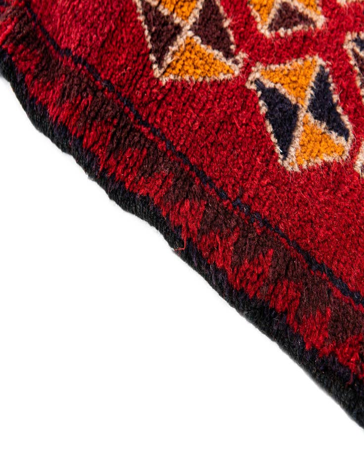 Detail image of 2' 10 x 4' 5  Hand Knotted Balouch Persian Wool Rug