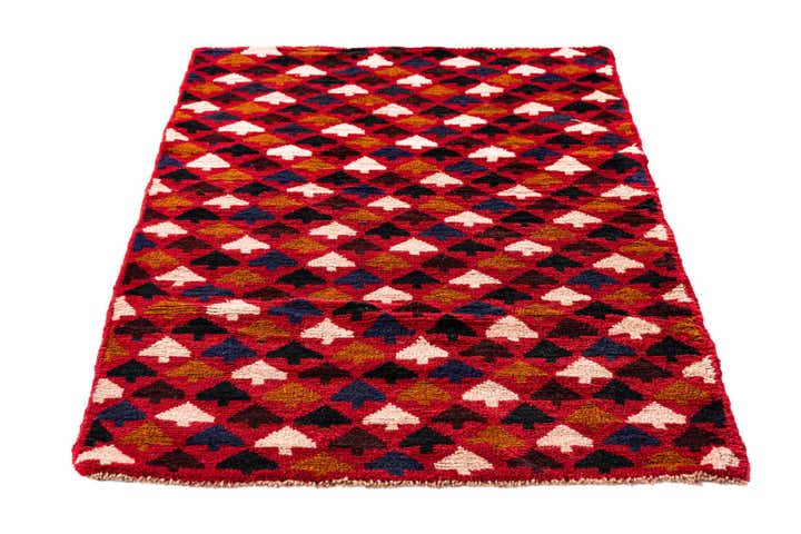 2' 9 x 4' 8 Hand Knotted Balouch Persian Wool Rug