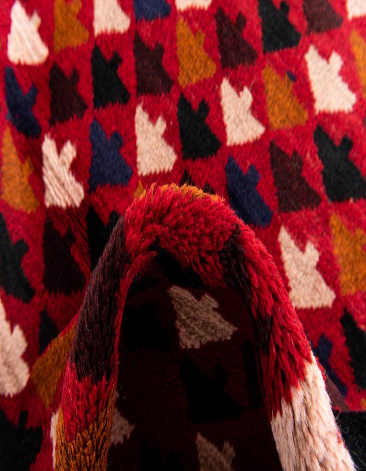 Detail image of 2' 9 x 4' 8  Hand Knotted Balouch Persian Wool Rug