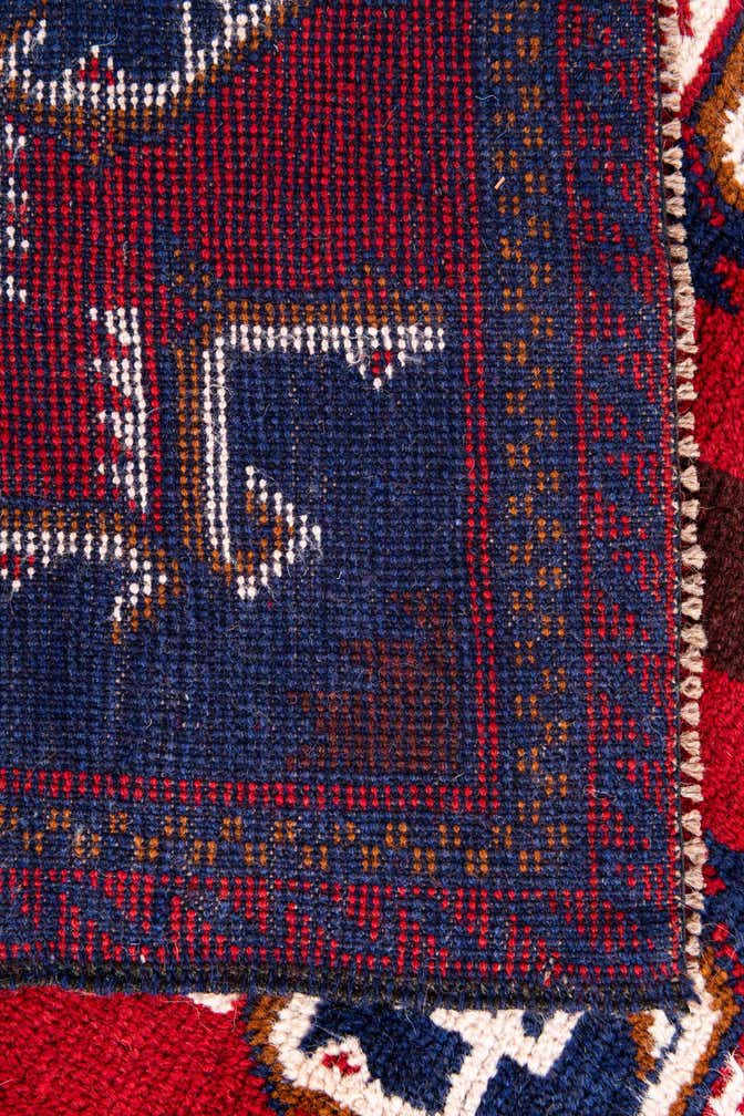 2' 9 x 4' 8 Hand Knotted Balouch Persian Wool Rug