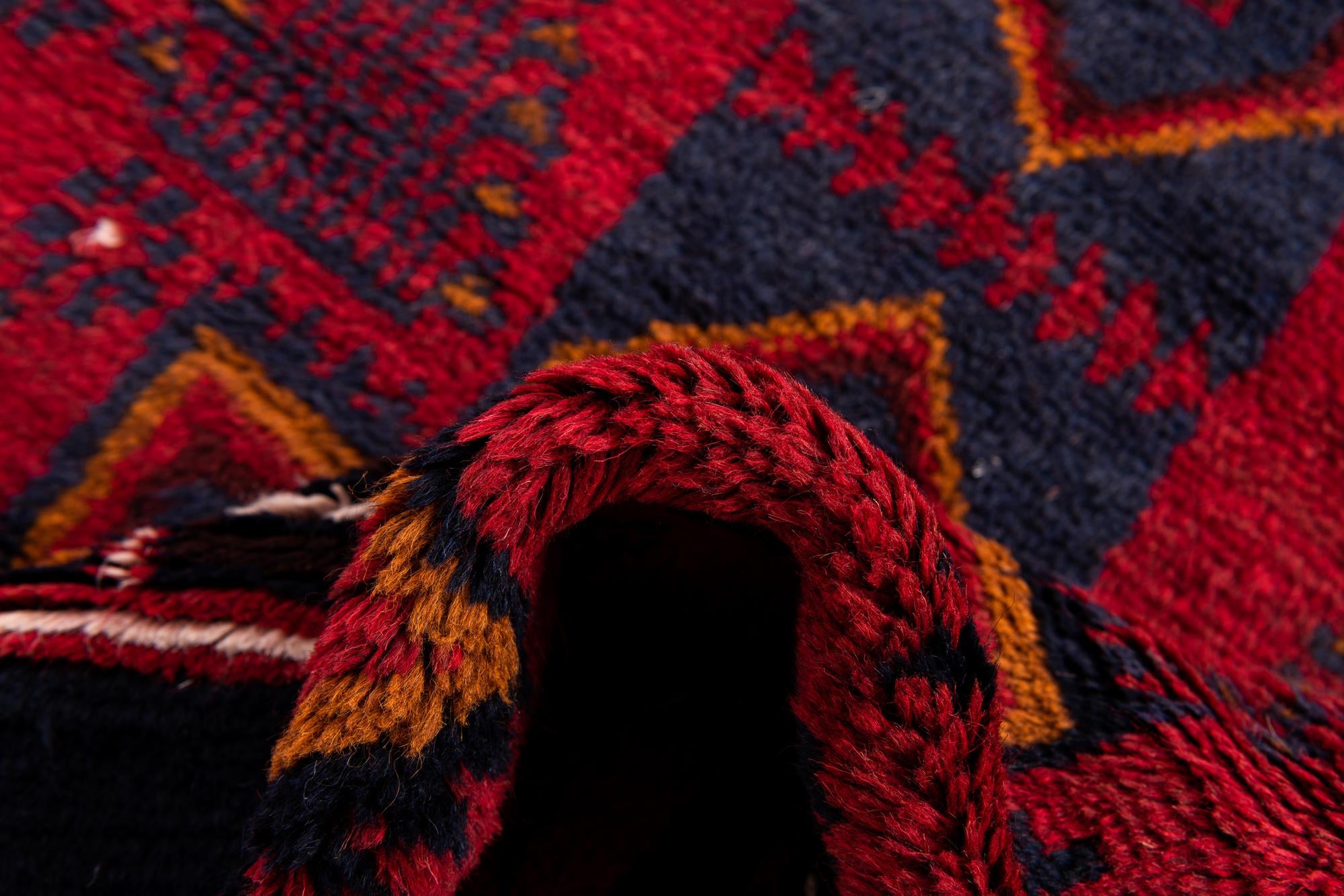2' 9 x 4' 8 Hand Knotted Balouch Persian Wool Rug