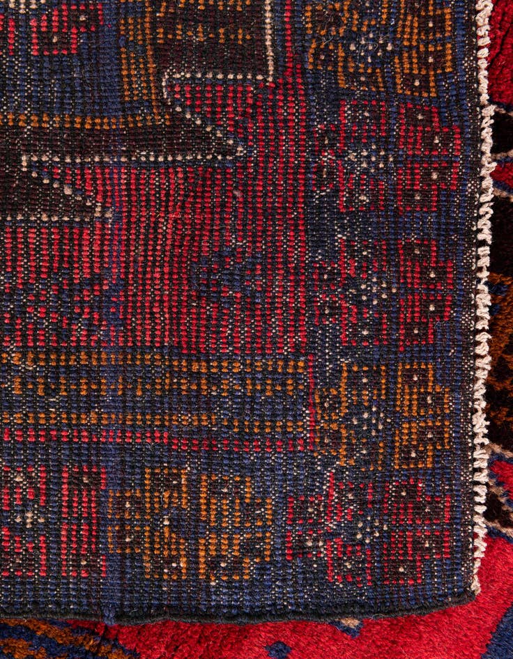 Detail image of 3' x 4' 9 Hand Knotted Balouch Persian Wool Rug