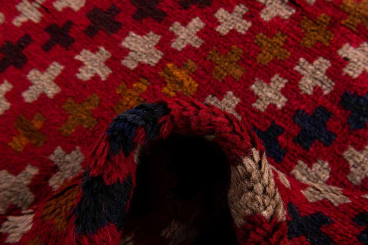 3' x 4' 7 Hand Knotted Balouch Persian Wool Rug