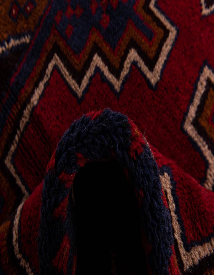 Detail image of 2' 10 x 4' 8  Hand Knotted Balouch Persian Wool Rug