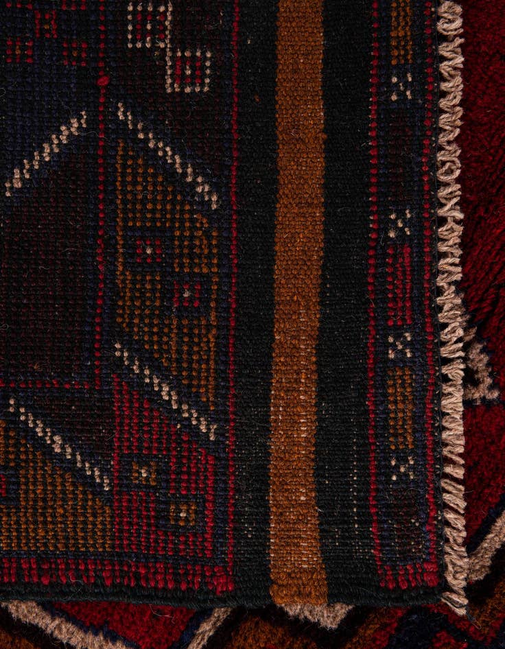 Detail image of 2' 10 x 4' 8  Hand Knotted Balouch Persian Wool Rug