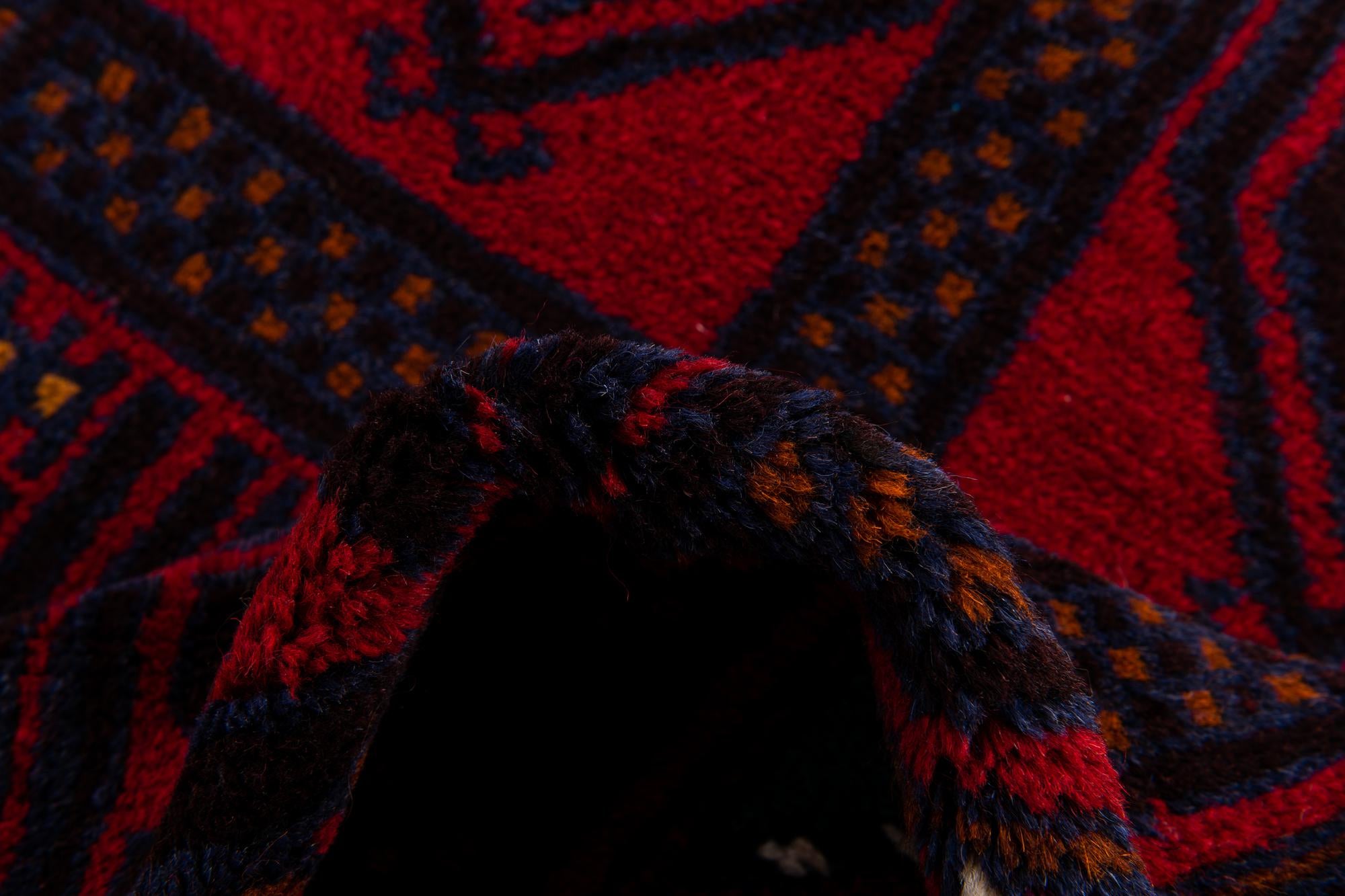 2' 11 x 4' 8 Hand Knotted Balouch Persian Wool Rug