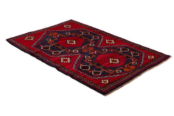 2' 10 x 4' 5 Hand Knotted Balouch Persian Wool Rug