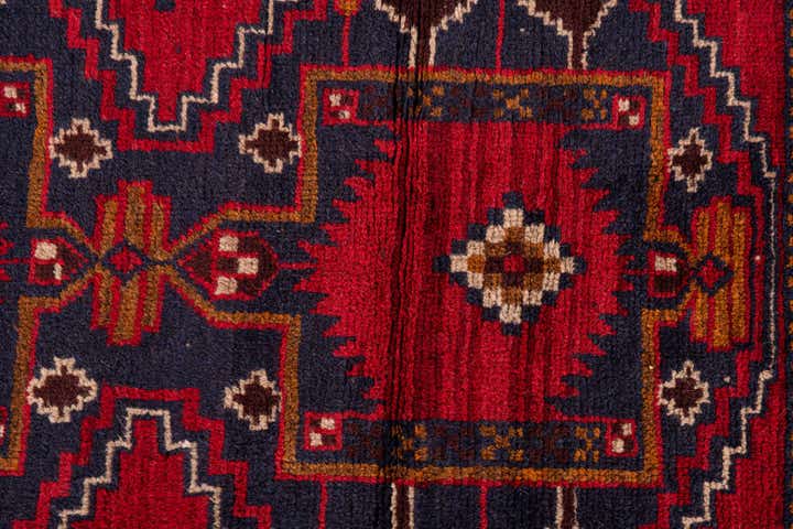 2' 10 x 4' 5 Hand Knotted Balouch Persian Wool Rug
