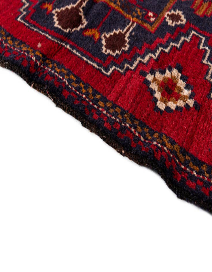Detail image of 2' 10 x 4' 5  Hand Knotted Balouch Persian Wool Rug
