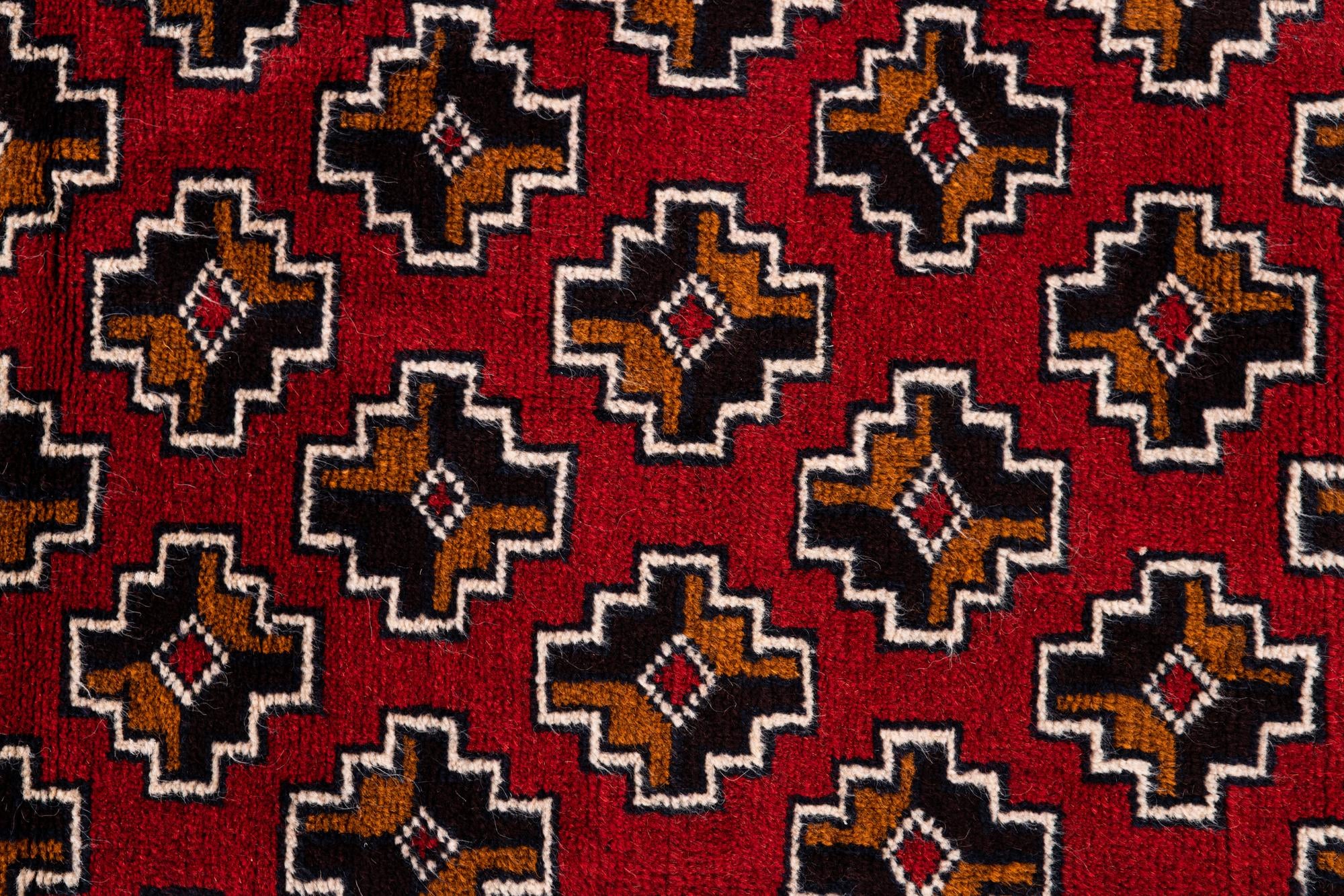 2' 10 x 4' 7 Hand Knotted Balouch Persian Wool Rug
