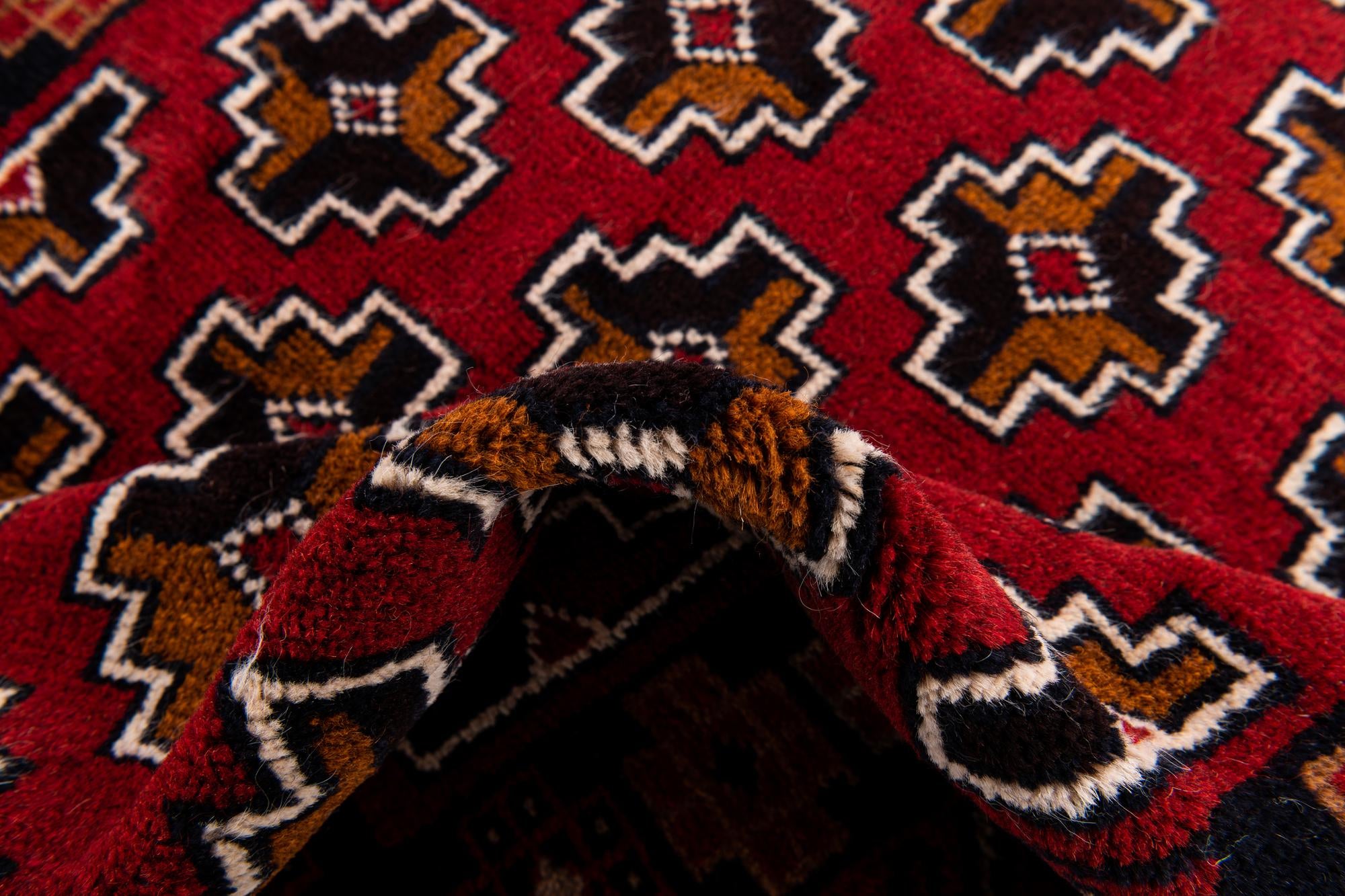 2' 10 x 4' 7 Hand Knotted Balouch Persian Wool Rug
