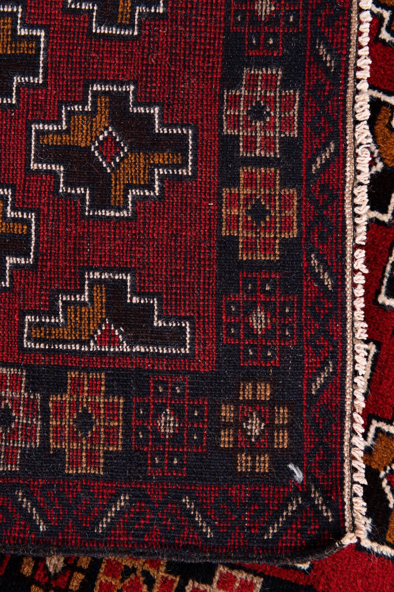 2' 10 x 4' 7 Hand Knotted Balouch Persian Wool Rug