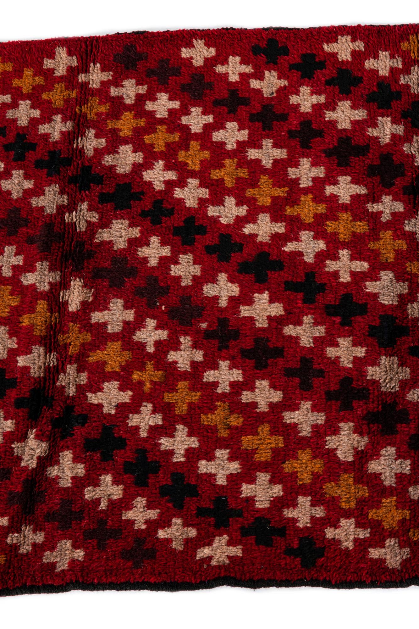 2' 10 x 4' 8 Hand Knotted Balouch Persian Wool Rug