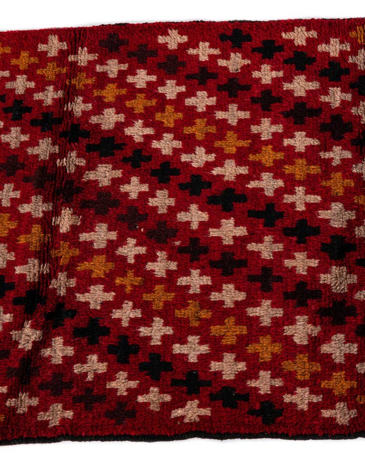 Detail image of 2' 10 x 4' 8  Hand Knotted Balouch Persian Wool Rug