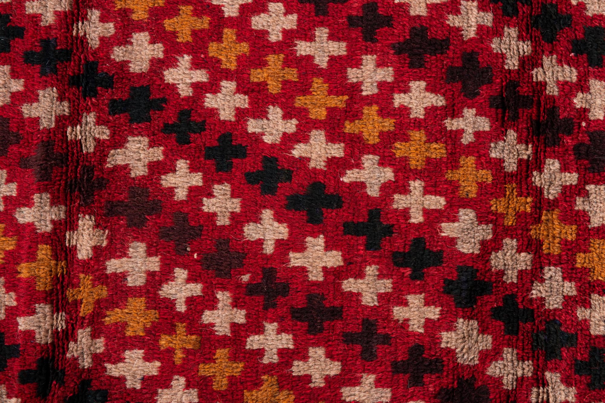 2' 10 x 4' 8 Hand Knotted Balouch Persian Wool Rug