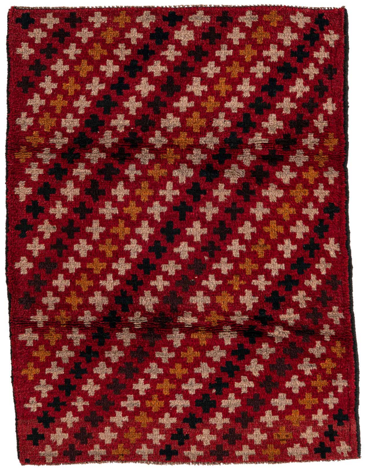 2' 10 x 4' 8 Hand Knotted Balouch Persian Wool Rug