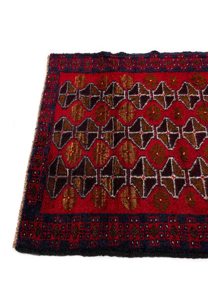 2' 10 x 4' 6 Hand Knotted Balouch Persian Wool Rug