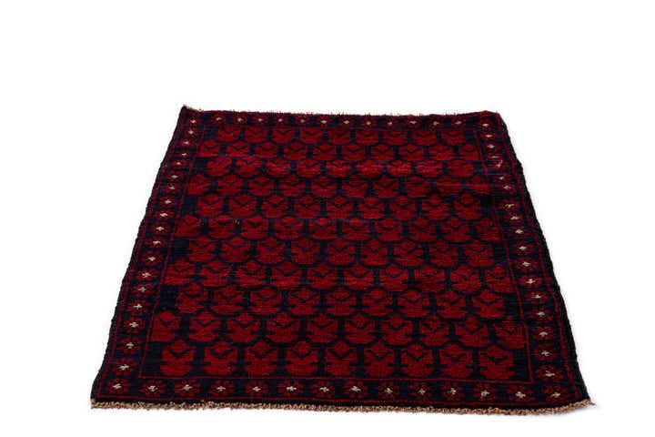 2' 11 x 4' 9 Hand Knotted Balouch Persian Wool Rug