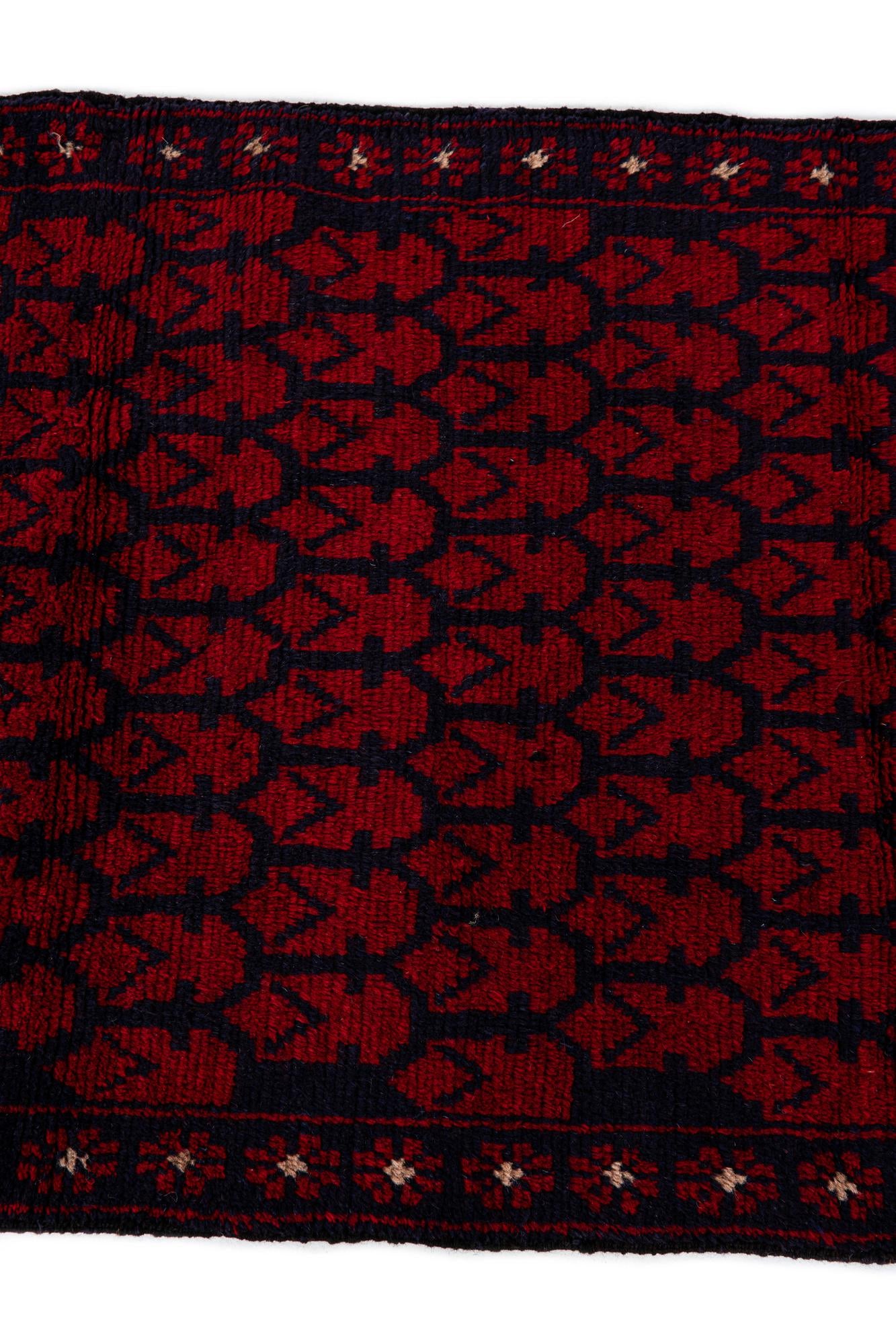 90cm x 145cm Hand Knotted Balouch Persian Wool Rug
