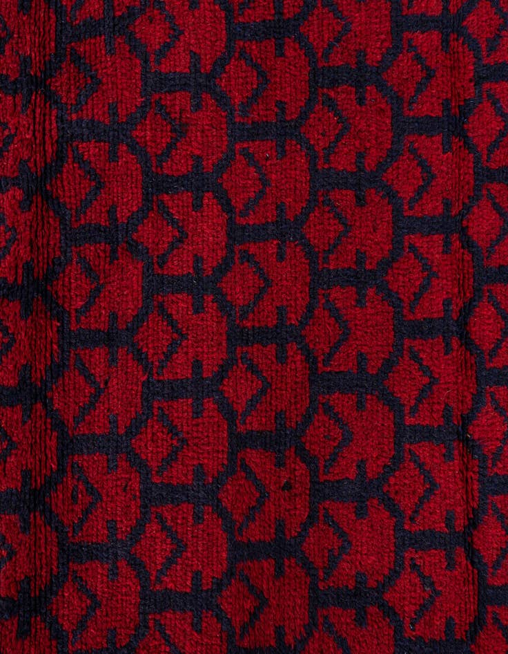 Detail image of 2' 11 x 4' 9  Hand Knotted Balouch Persian Wool Rug