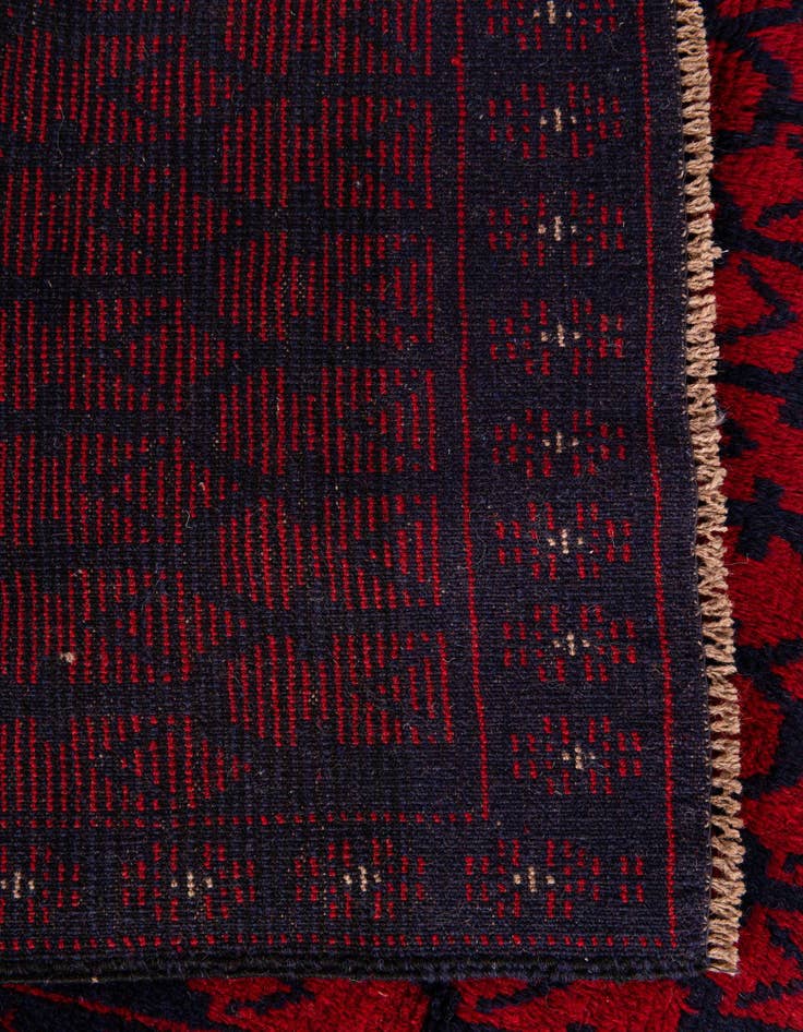Detail image of 2' 11 x 4' 9  Hand Knotted Balouch Persian Wool Rug