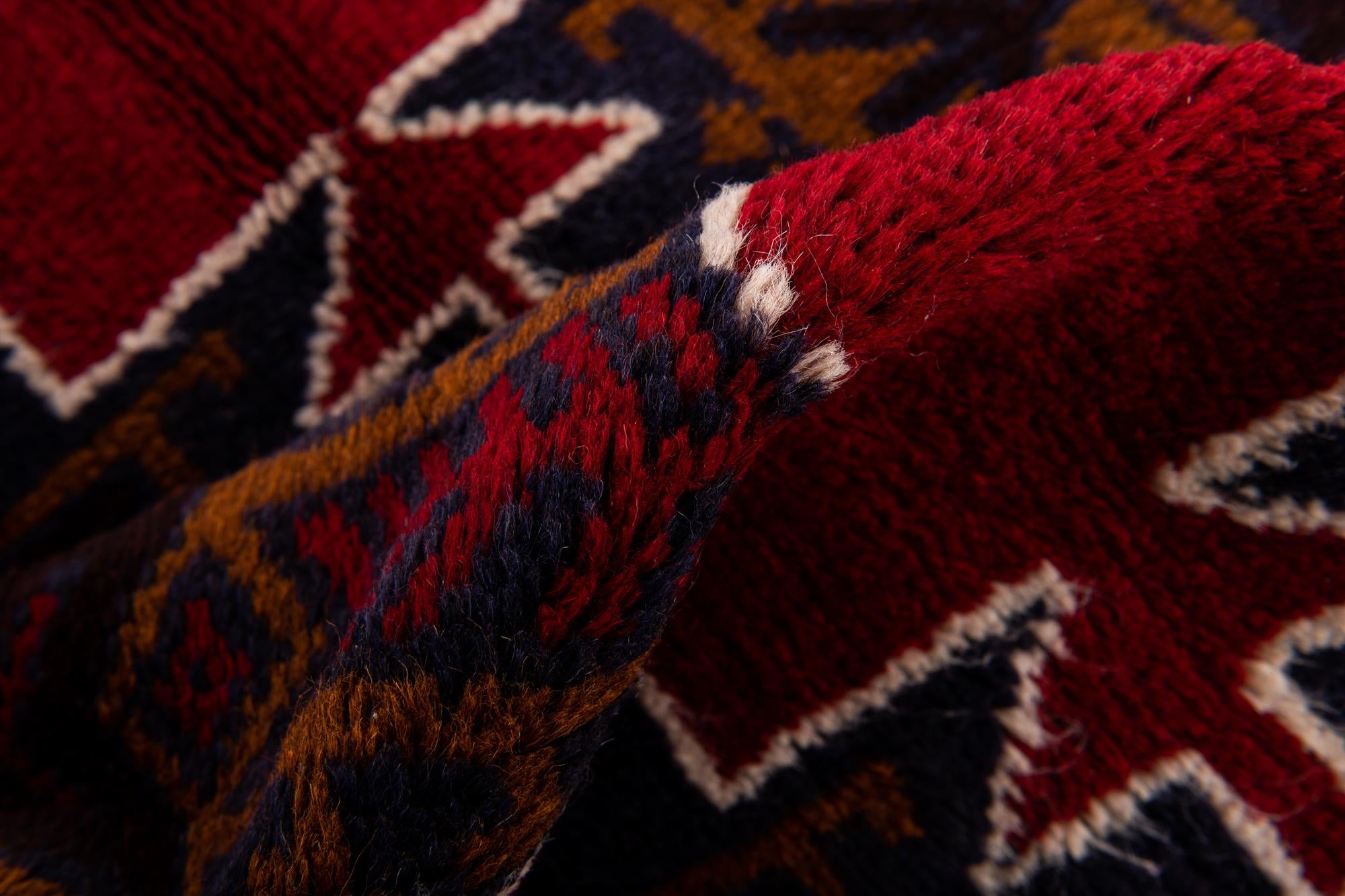 90cm x 135cm Hand Knotted Balouch Persian Wool Rug