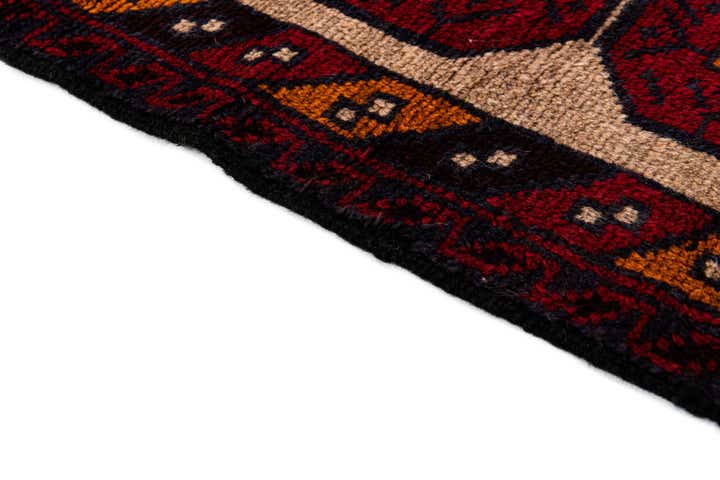 2' 8 x 4' 9 Hand Knotted Balouch Persian Wool Rug