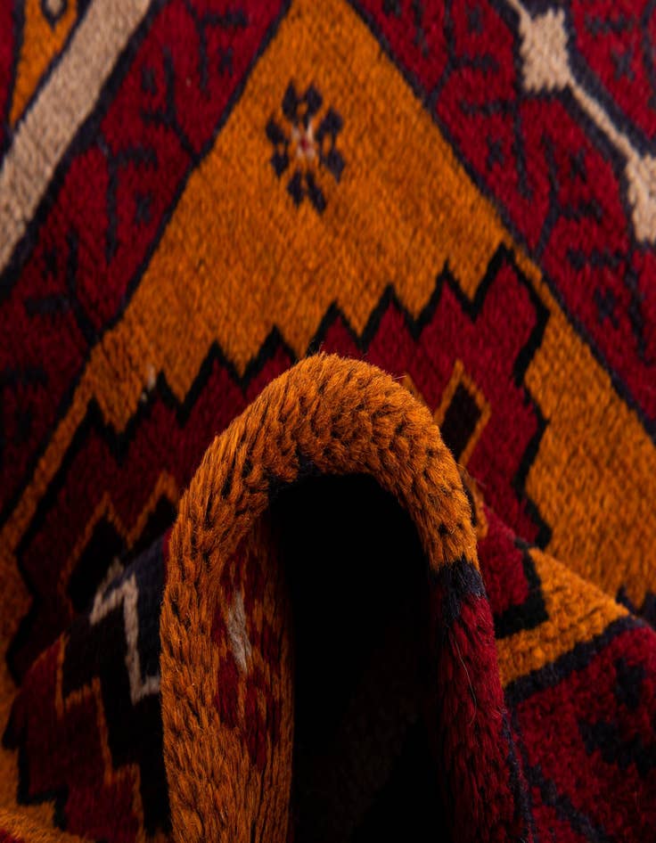 Detail image of 2' 8 x 4' 9  Hand Knotted Balouch Persian Wool Rug