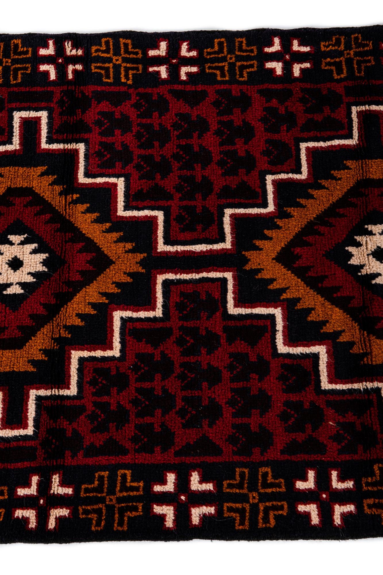 85cm x 145cm anudado a mano Balouch Alfombra Persa Lana