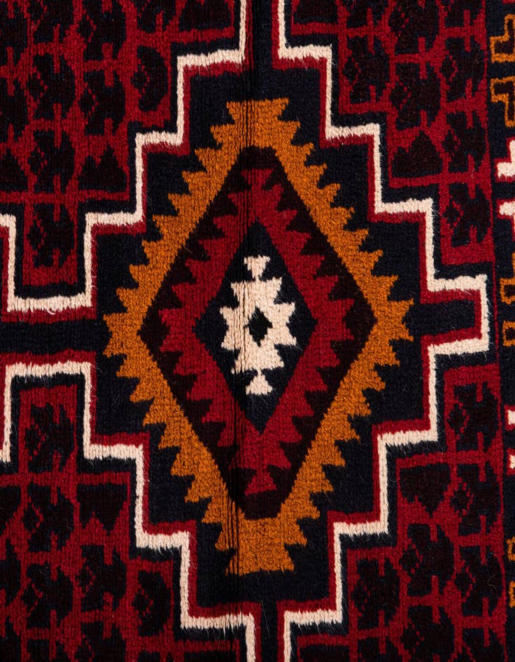Detail image of 2' 10 x 4' 10  Hand Knotted Balouch Persian Wool Rug