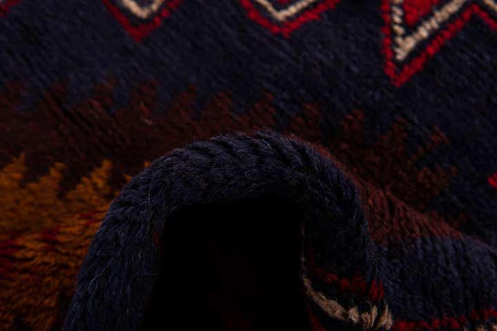 2' 10 x 4' 10 Hand Knotted Balouch Persian Wool Rug