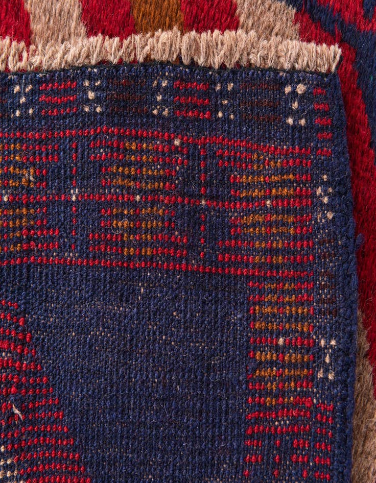 Detail image of 2' 9 x 4' 7  Hand Knotted Balouch Persian Wool Rug