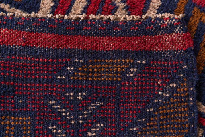 2' 9 x 4' 7 Hand Knotted Balouch Persian Wool Rug