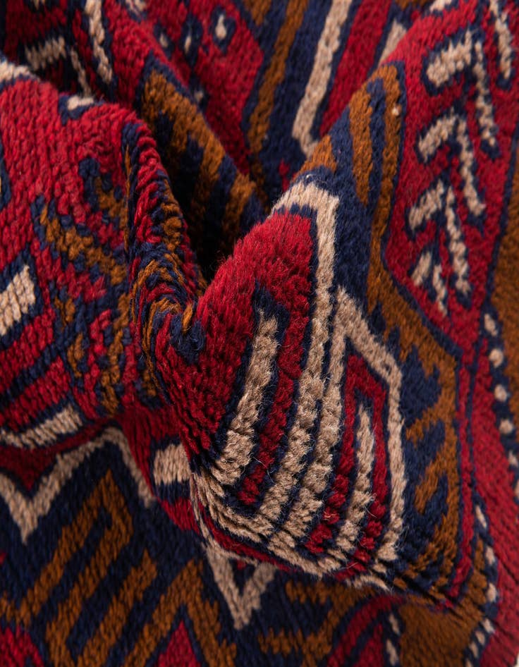 Detail image of 2' 9 x 4' 7  Hand Knotted Balouch Persian Wool Rug