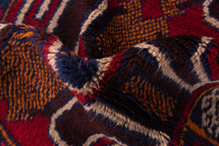 2' 9 x 4' 9 Hand Knotted Balouch Persian Wool Rug
