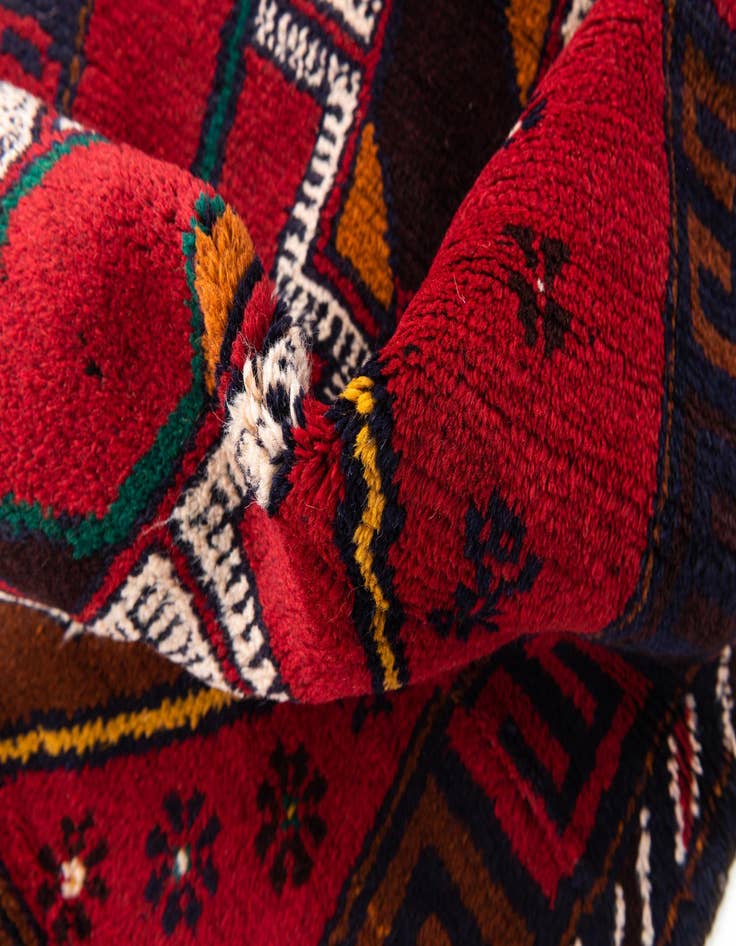 Detail image of 2' 9 x 4' 10  Hand Knotted Balouch Persian Wool Rug