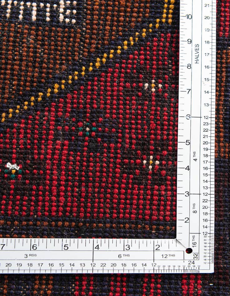 Detail image of 2' 9 x 4' 10  Hand Knotted Balouch Persian Wool Rug